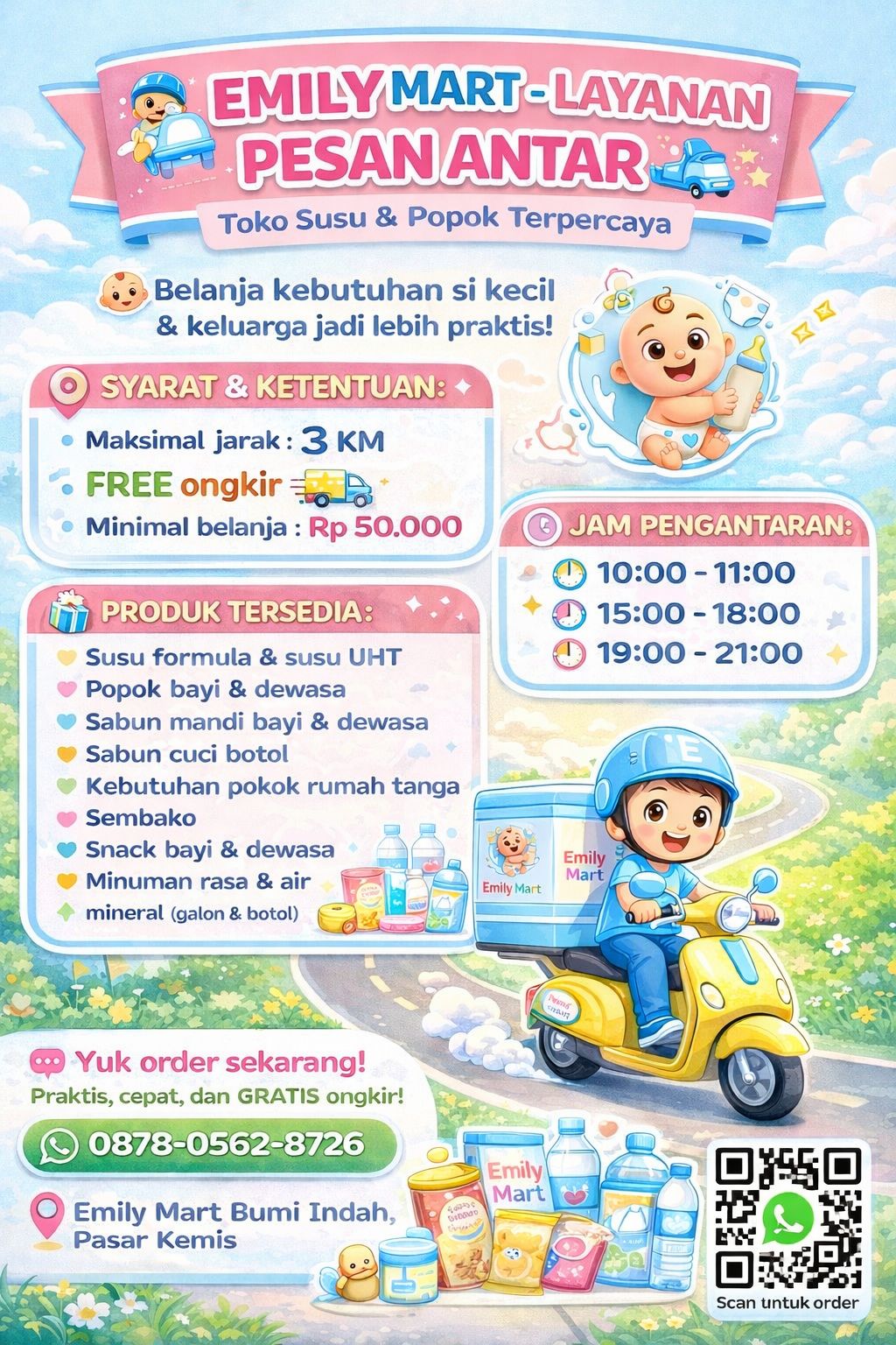 Informasi Pesan Antar